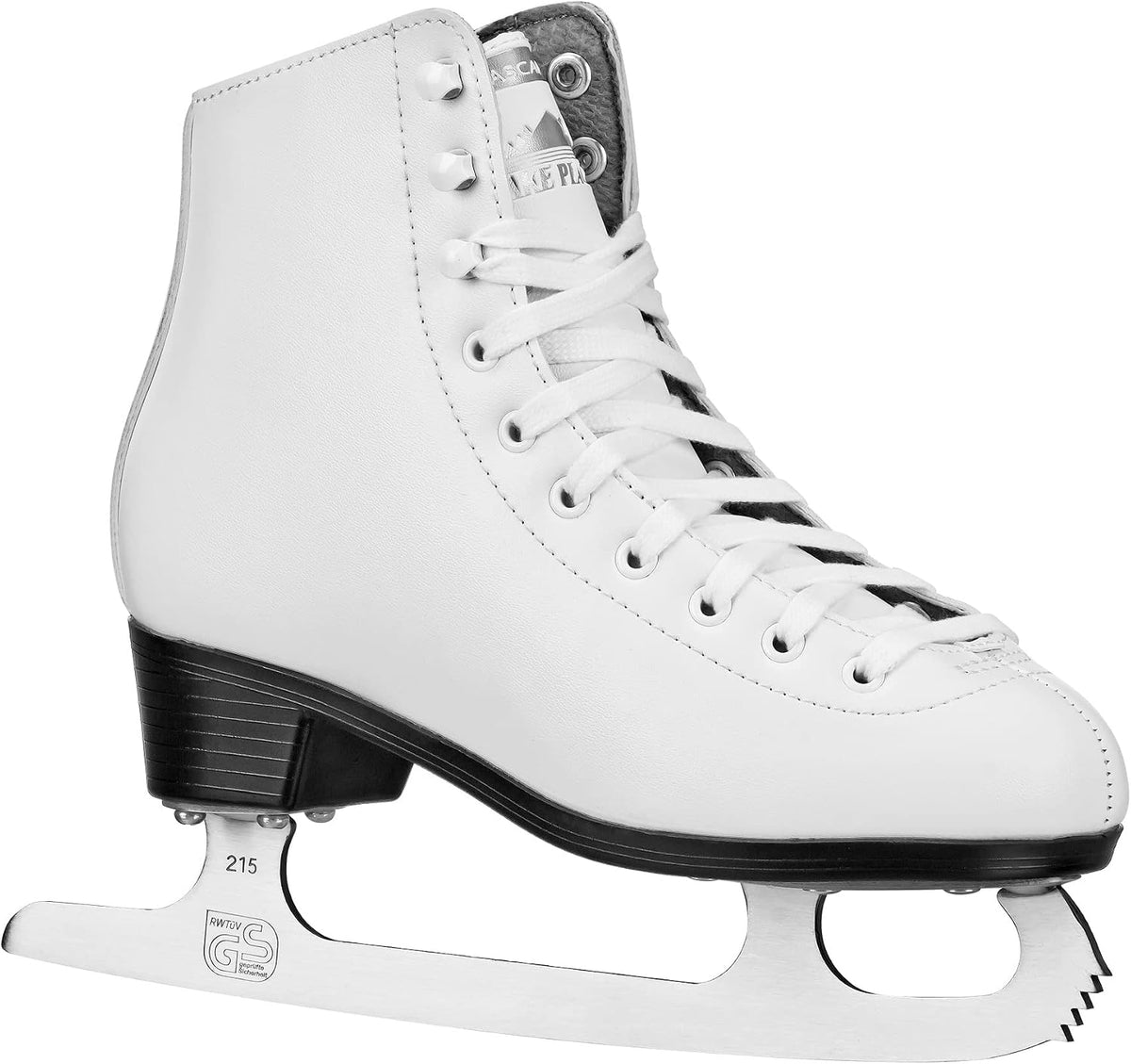 Cascade Girl's Figure Ice Skates White Size