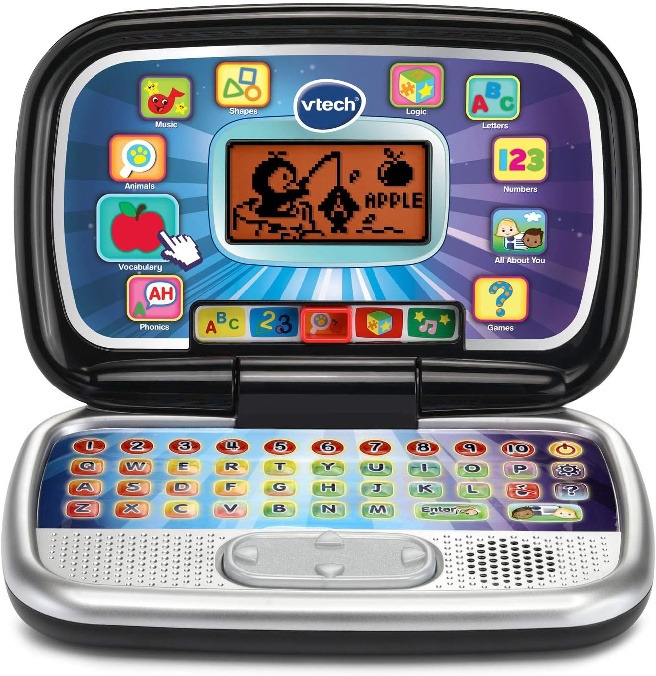 Play Smart Preschool Laptop, Black