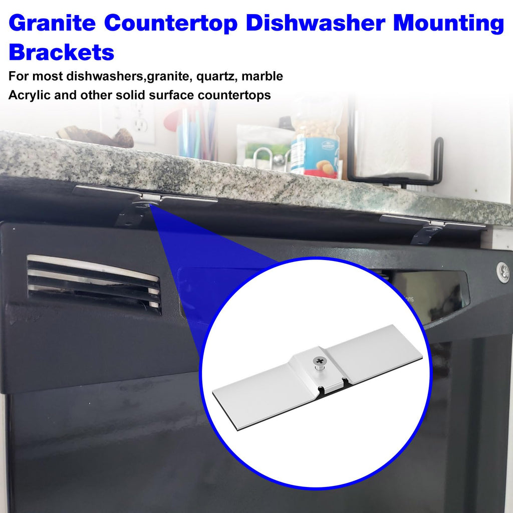 Dishwasher Mounting Bracket Kit for Granite Dishwasher Countertop Bracket