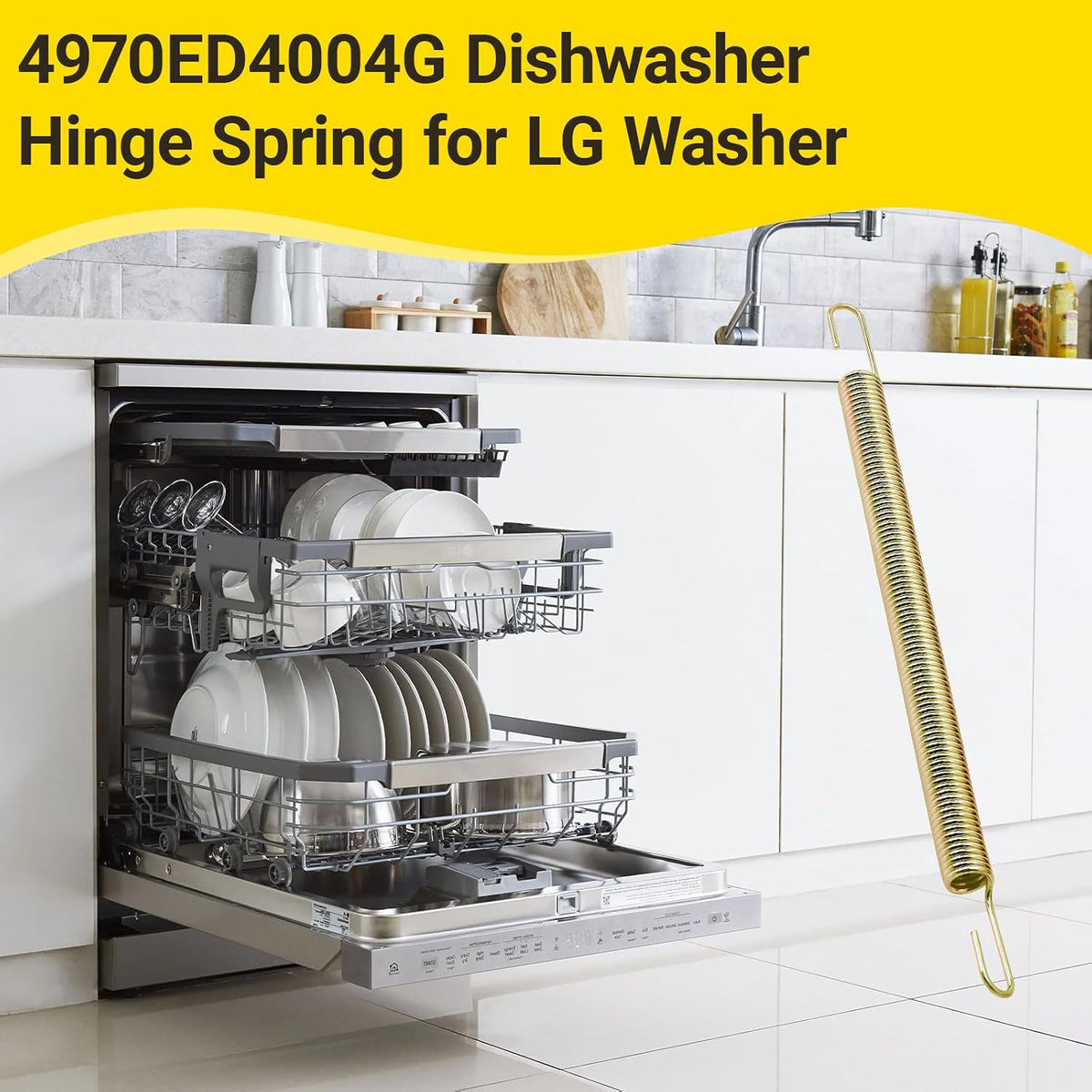 4970ED4004G Dishwasher Hinge Spring for LG Washer – Pack of 2