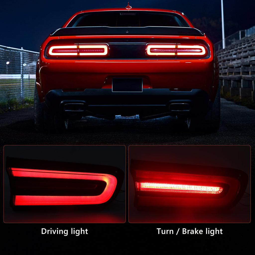 RH Outer Tail Light Compatible with Dodge Challenger 2015-2020 Right
