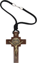 Car Rearview Mirror Rosary (St Benedict Crucifix)
