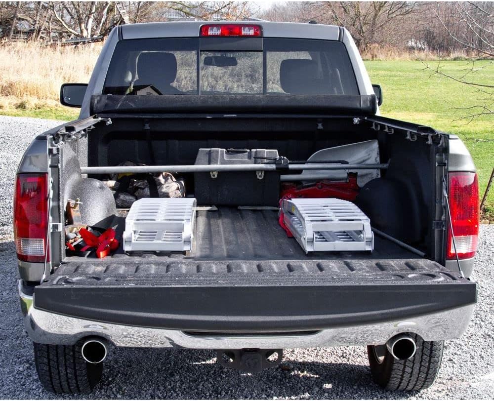 7' 5" ATV Loading Ramps, 3,000 lb, for Pickup Truck Bed/Trailer, Black Widow