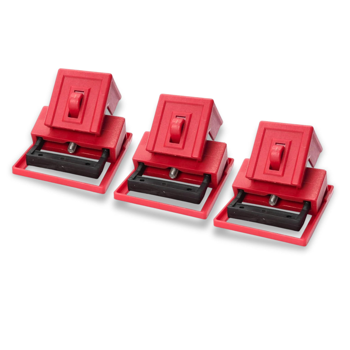 TRADESAFE Circuit Breaker Lockout, 3 Pack Multi-Pole Breaker Lock, Large