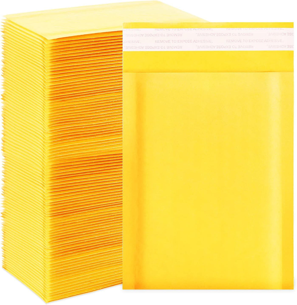Kraft bubble mailers 4x7 Inch 100 Pack,Self-Sealing Paper Envelopes for Packaging,Strong Adhesion Envelope Mailers