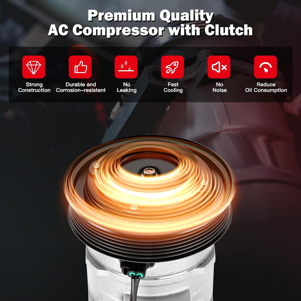 cciyu Air Conditioning Compressor for Honda Odyssey Pilot Ridgeline