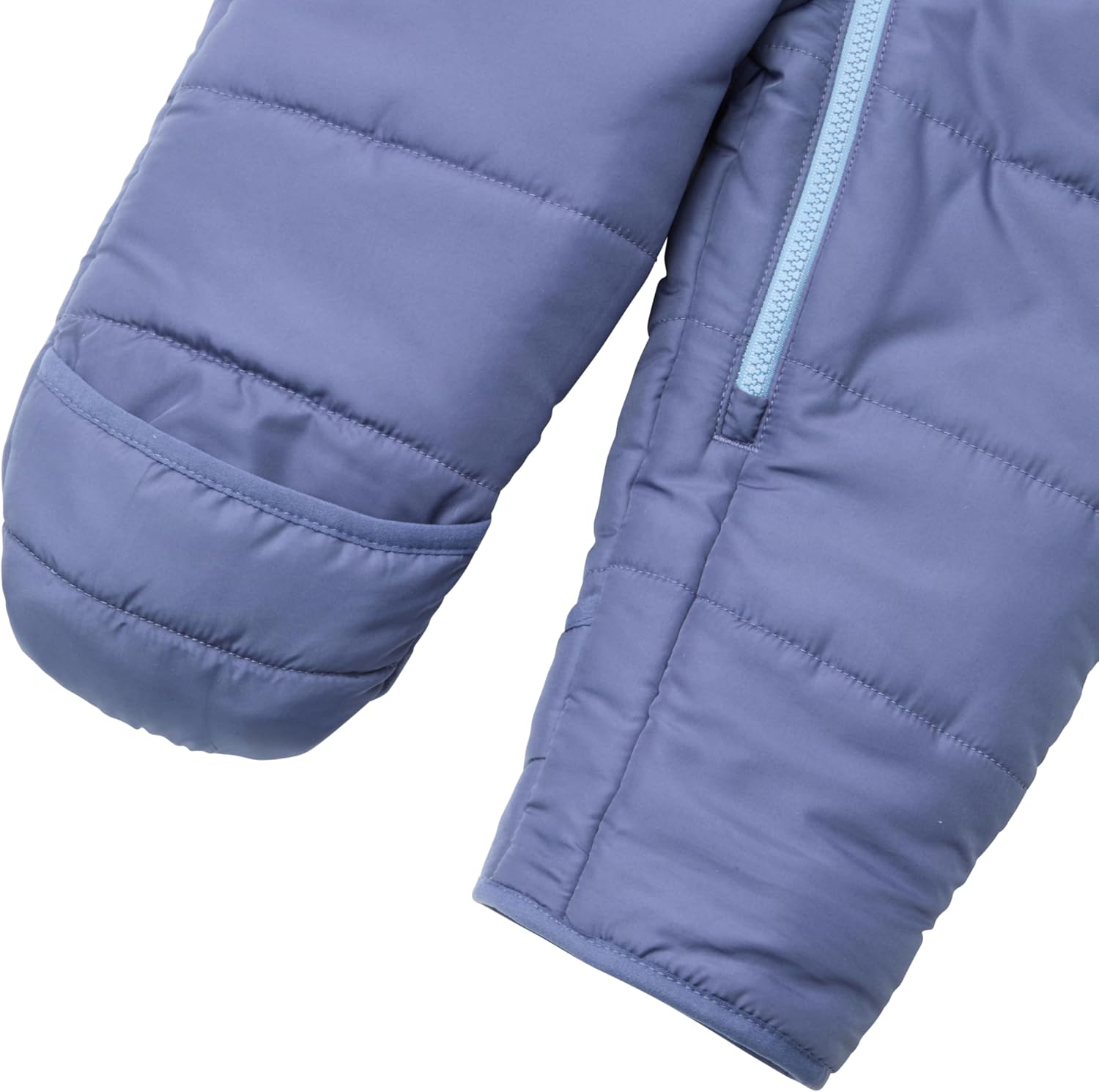 Baby Insulated One-Piece Snowsuit | Fleece-lined baby bunting; Convertible mittens and footies; Baby Boy and Girl;