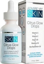 Citrus Glow Drops Vitamin C Gua Sha Oil for Face 1oz