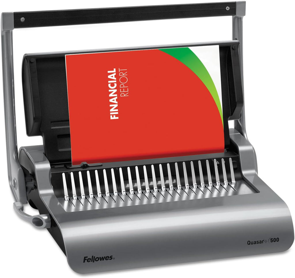 Binding Machine Quasar+ Comb Binding (5227201), 5.1" x 18.1" x 15.4"