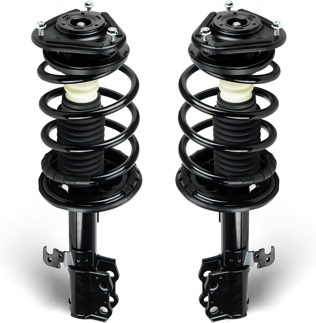 Front Complete Struts Assembly w/Coil Spring Shock Absorber Compatible with 2003-2008 Toyota Corolla, Replace for 172114 172115, 2Pcs
