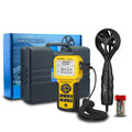 AP-846A Pro CFM Anemometer for HVAC Air Balancing & Dust Hose, 600 Data