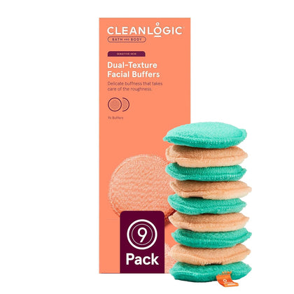 Exfoliating Dual-Texture Facial Pads - Makeup Remover - 9 Count