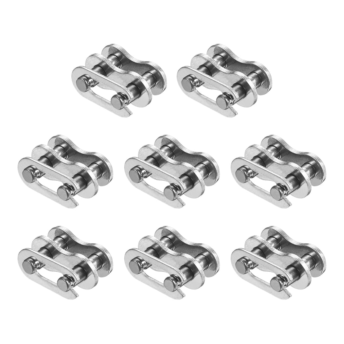 PATIKIL 8Pcs #25 Roller Chain Offset Link Full Links for 04C Chain