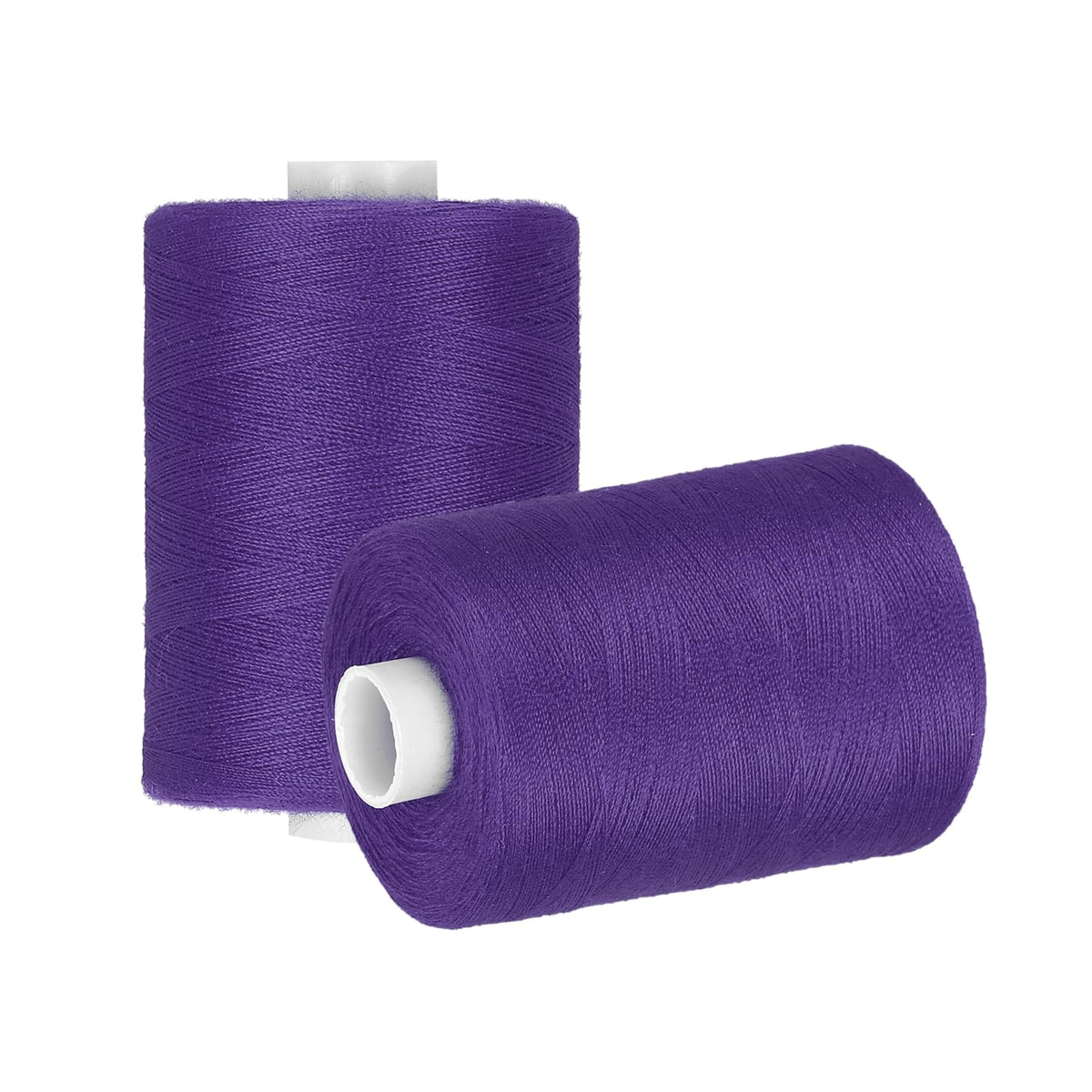 2 Spool Sewing Thread, Purple #198 1000 Yards/Spool