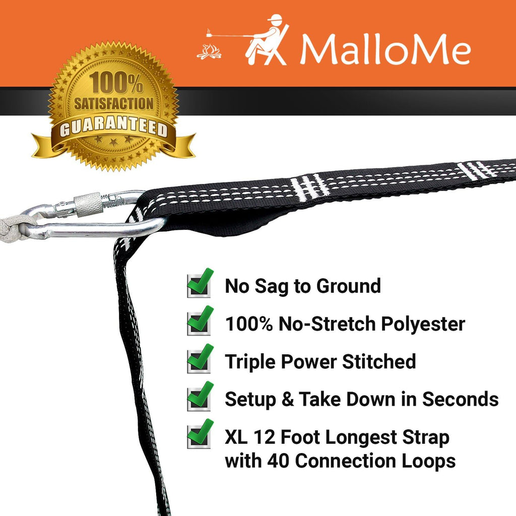 Hammock Straps for Trees - Swing Straps - Multi-Purpose Hanging Kit, Heavy Duty Adjustable Tree Strap for Hammocks