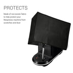 kwmobile Cover Compatible with Nespresso Creatista Plus - Plastic Case for Coffee Maker Machine - Dark Grey