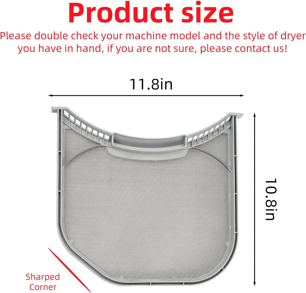 DLGX3371W DLGX3701V DLE3500W Dryer for LG Dryer Lint Filter Replacement