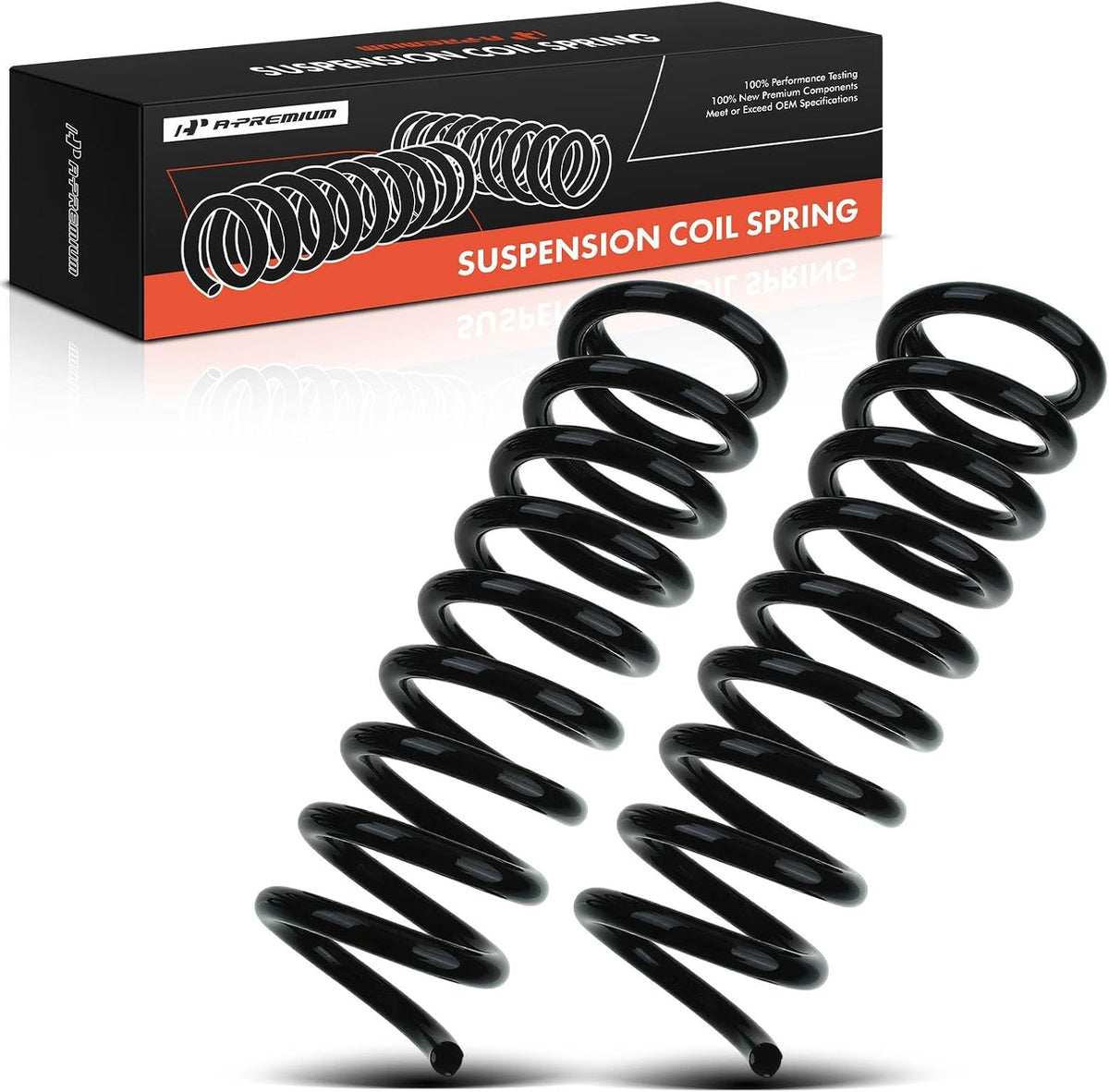 A-Premium Front Suspension Coil Spring Set Compatible with Ford, Mercury