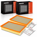 A-Premium 2-PC Engine Air Filter Compatible with Ford & Lincoln & Mercury