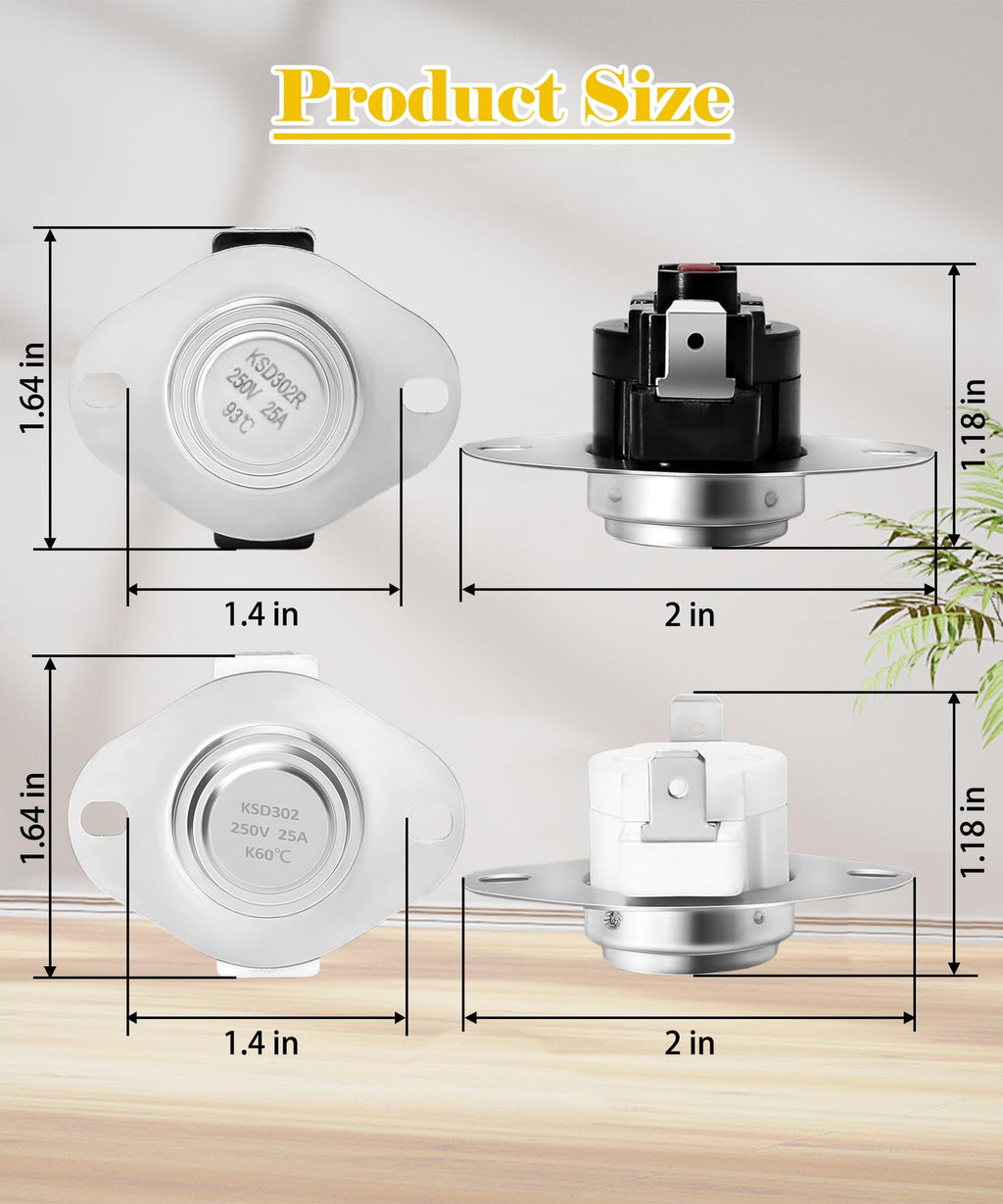 80601 High Temp Limit Switch& 80599 Low Temp Limit Switch