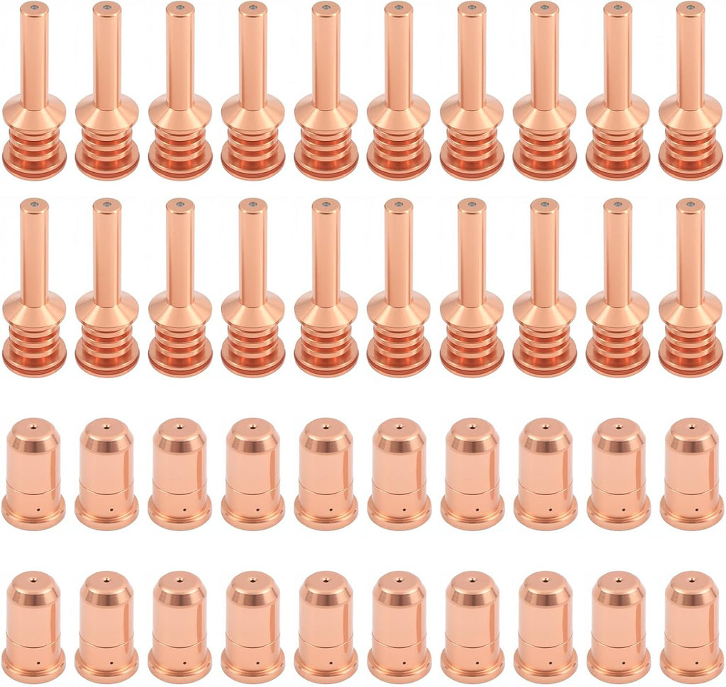 20Pcs 420132 Electrode, 20Pcs 420134 Nozzle for Hypertherm PMX 30 AIR