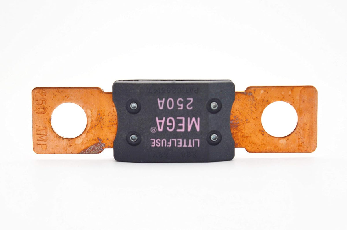 Littelfuse 0298250 Bolt Down Auto Fuse 250A Time Delay 32V 298 Series, MEGA