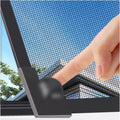 Magnetic Window Screen - DIY Adjustable Mesh, 39"x59", Bug-Proof & Airy