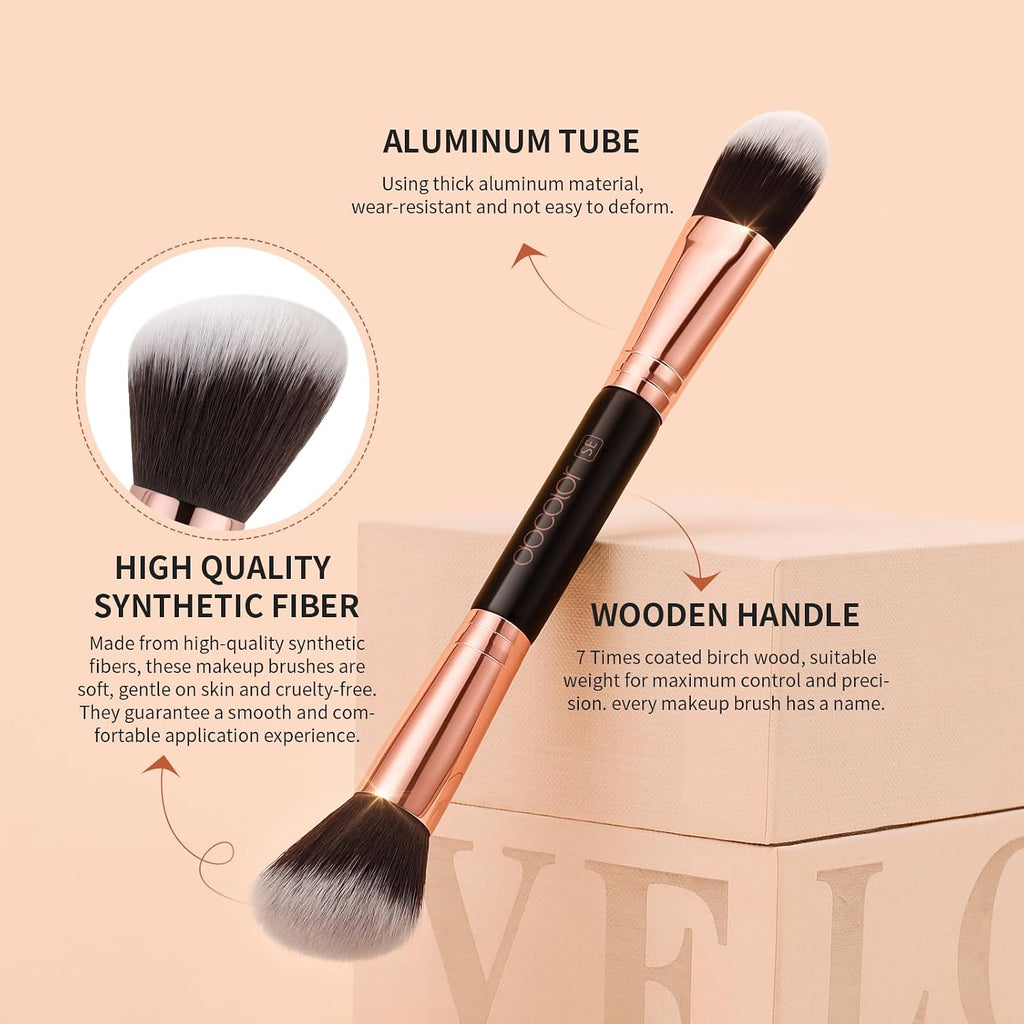 6 Piece Dual-Sided Eyeshadow Brushes - 12 Functions in 1 Set