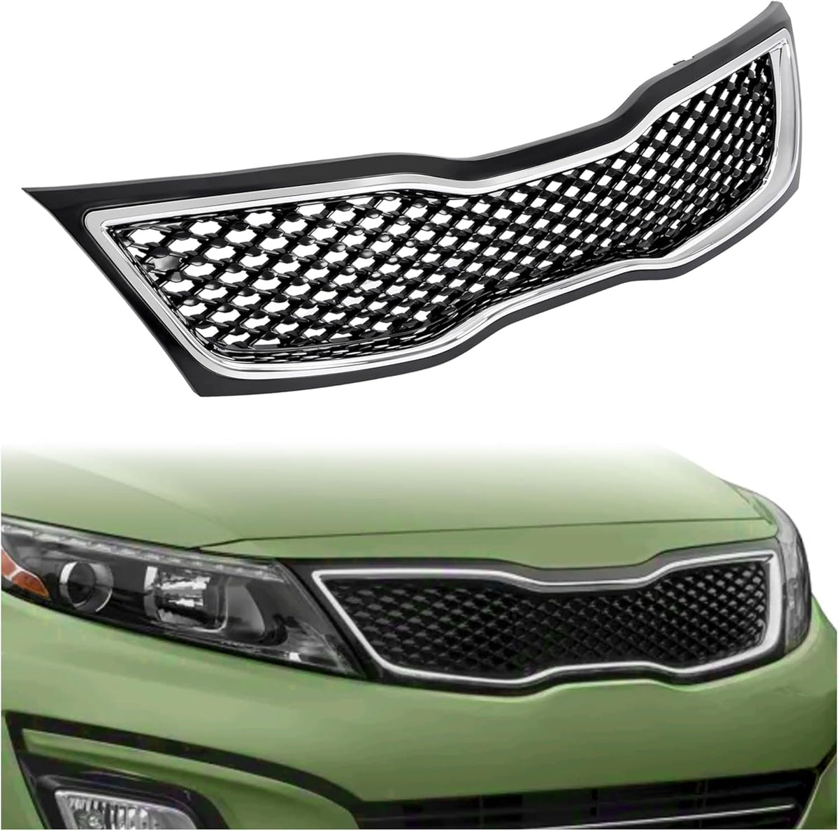 KUAFU Grille Grill Compatible with 2014 2015 Optima