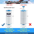 6CH-960 Spa Filter Replaces Jacuzzi Filters J-300 Series, 2 Pack