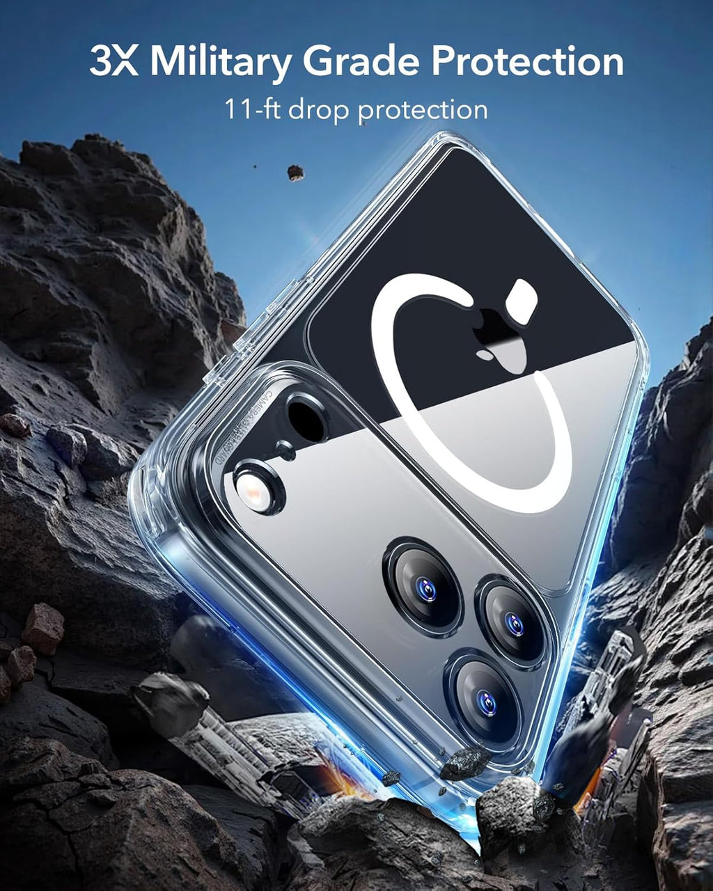 for iPhone 17 Pro Case, Camera Control Cover, Compatible with MagSafe, Shockproof Military-Grade Protection, Magnetic