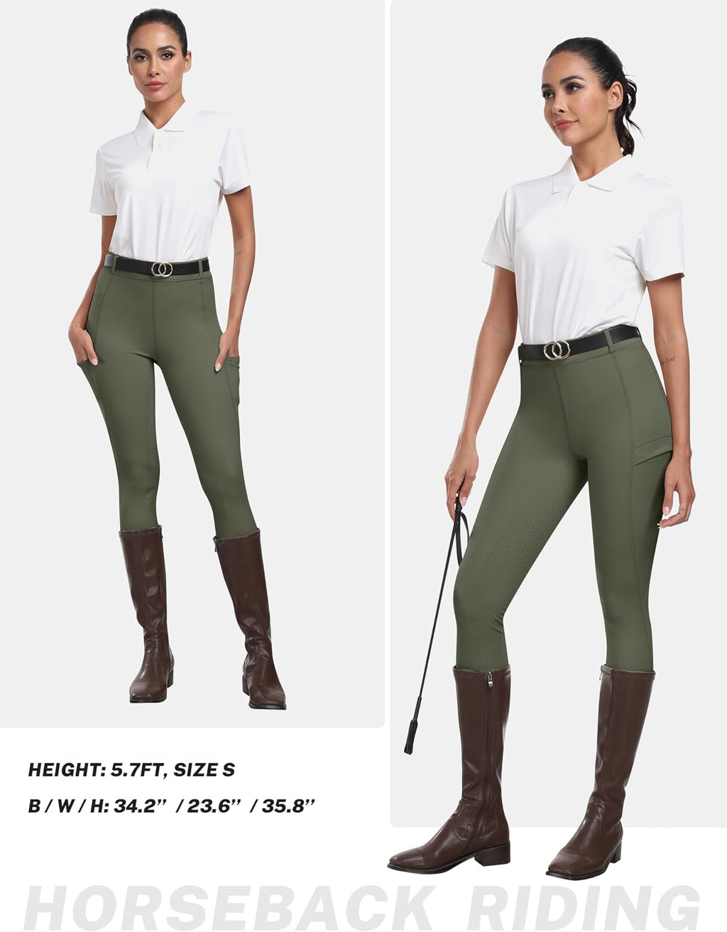 Women's Horse Riding Pants Breeches Equestrian Pants Riding Tights