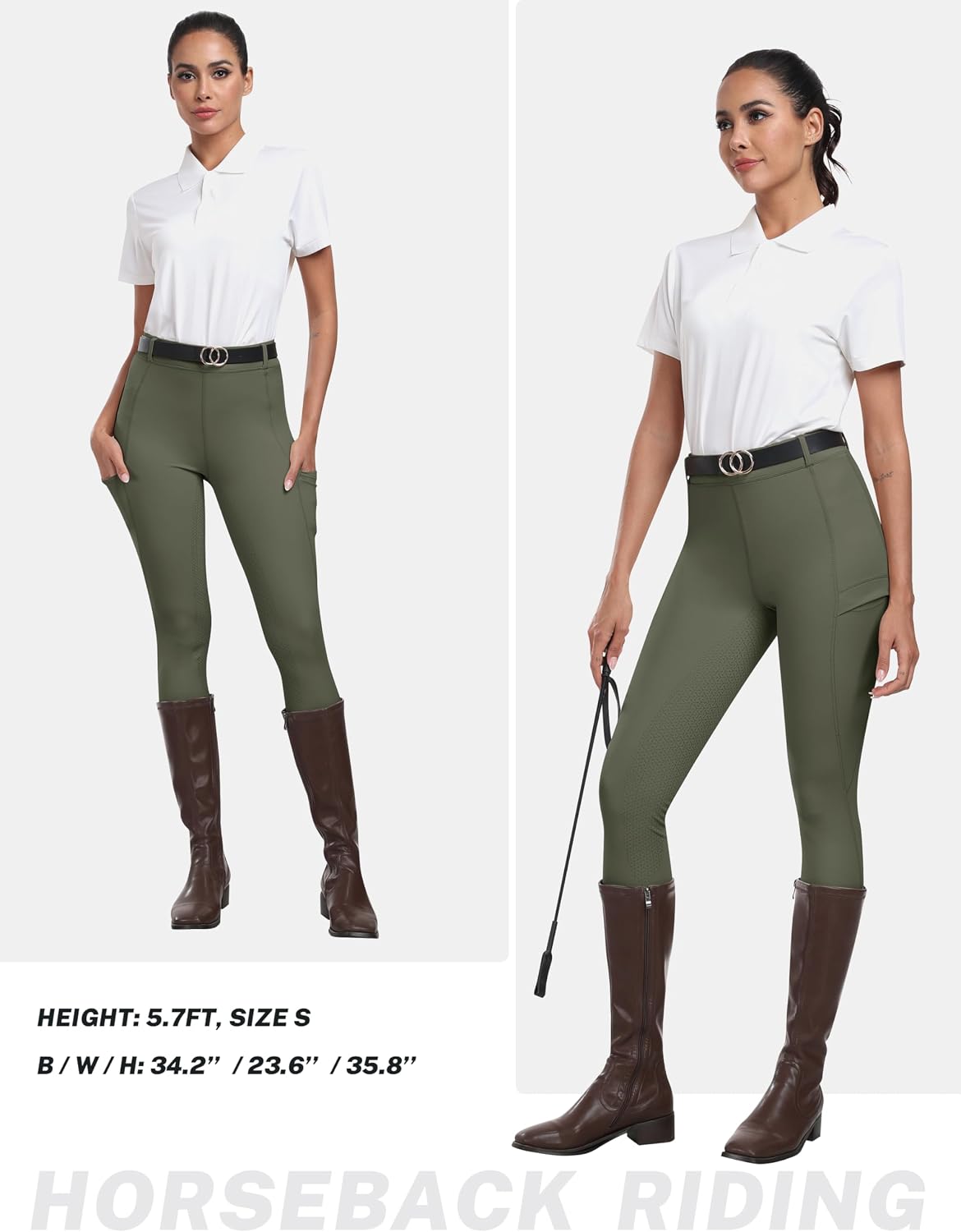 Women's Horse Riding Pants Breeches Equestrian Pants Riding Tights