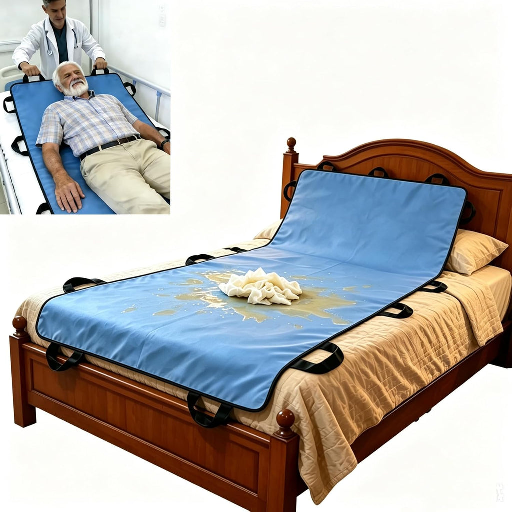 Positioning Bed Pad with Handles Extra-Large 79"x40" 500LBS Slide Sheet