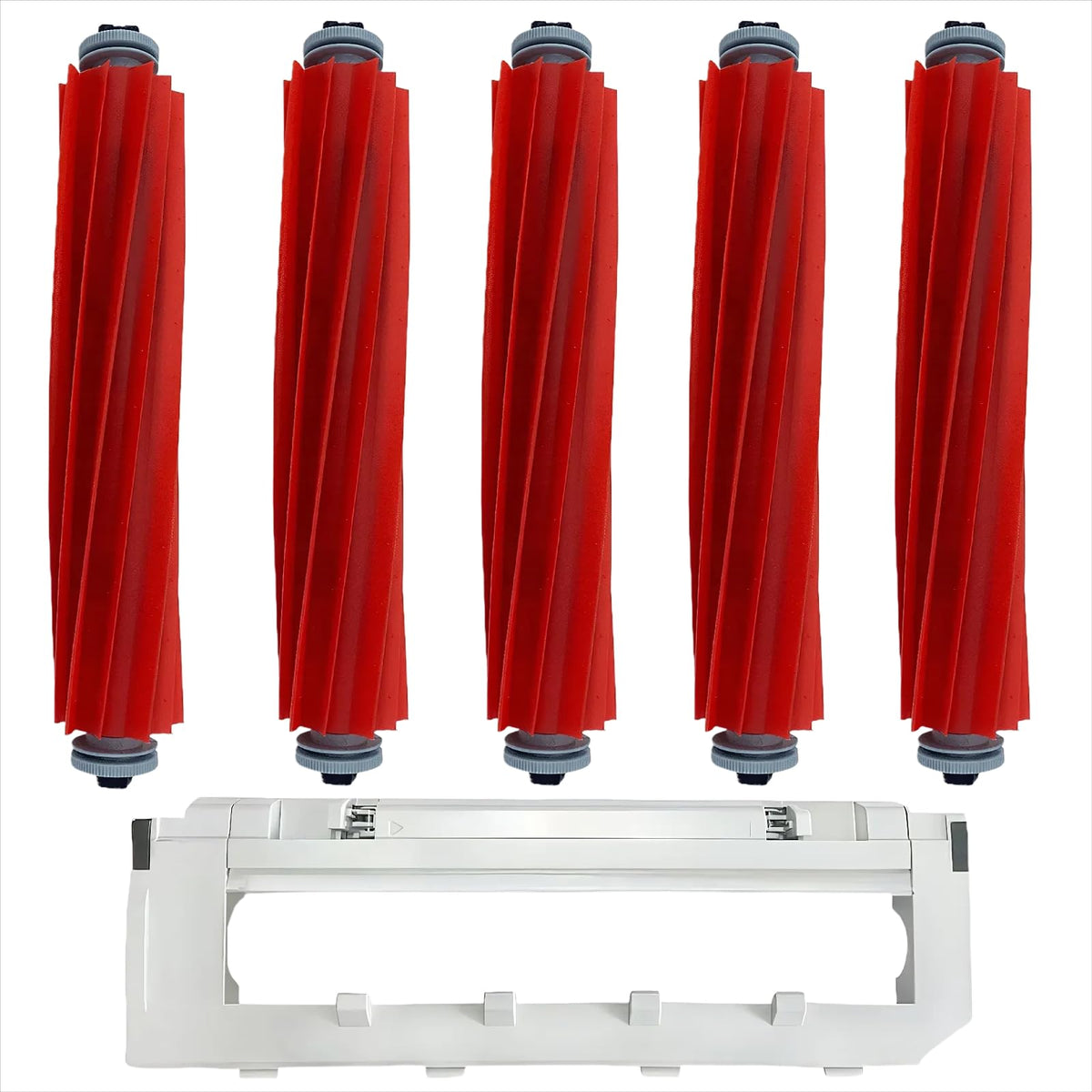 Main Brushes & Main Brush Cover Compatible with Roborock Robot Vacuums