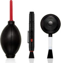 Camera Cleaning Kit Include Cleaning Pen Brush, Blower Brush Dust Cleaner, Air Blaster Blower Lens Cleaning Kit for