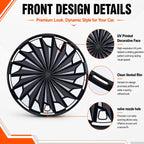 Universal 17 Inch Hubcaps Replacement, Aero disc Full Coverage Wheel Covers