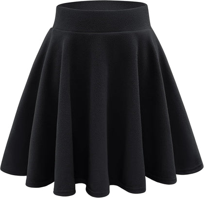 Girls Pleated Skater Uniform Skirts with Built in Shorts for School | Elastic waistband, Soft stretch fabric
