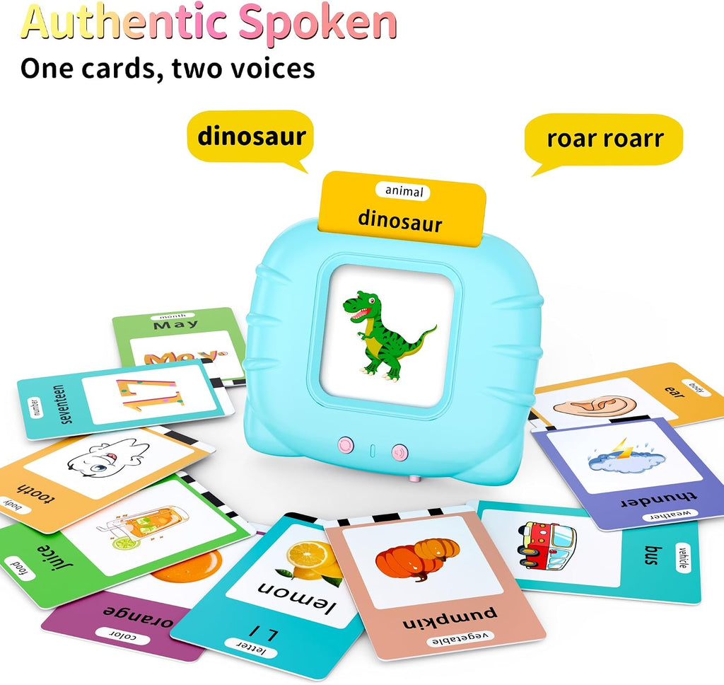 520 ABC Sight Words Talking Flash Cards, Christmas Birthday Gift for 2 3 4 5 6 Year Old Boys and Girls
