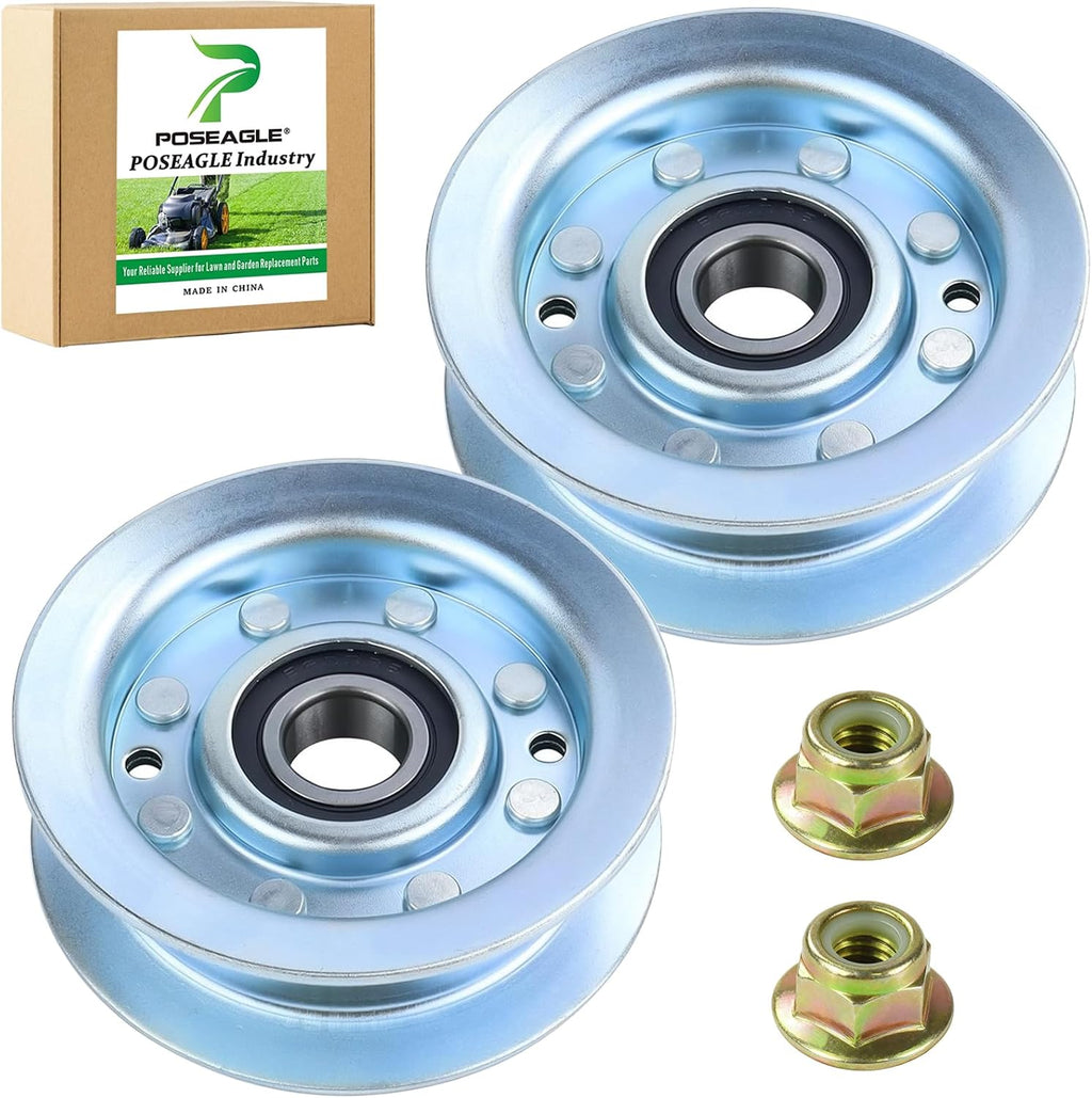 2 Pack GY22172 Idler Pulley for John Deere 42" 48" D140 L130 Decks