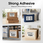 8.5" X 5.5" Matte White Printable Half Sheet Shipping Labels