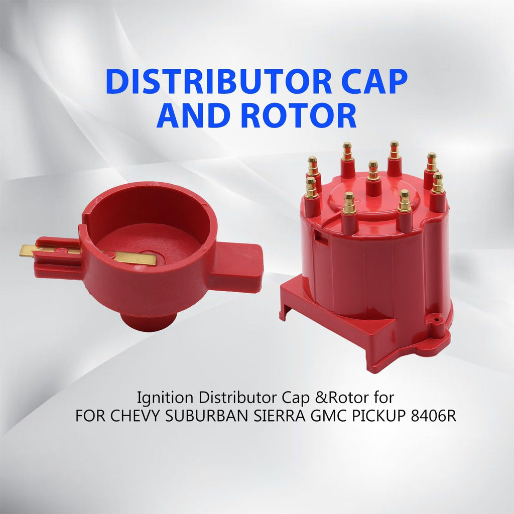 OXCANO 8406 Car Ignition Distributor Cap and Rotor Kit External Coil