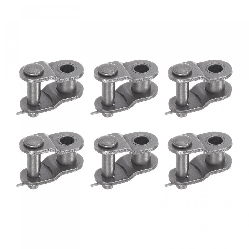 uxcell 6Pcs #35 Chain Offset Half Link Roller, 3/8" Pitch Carbon Steel