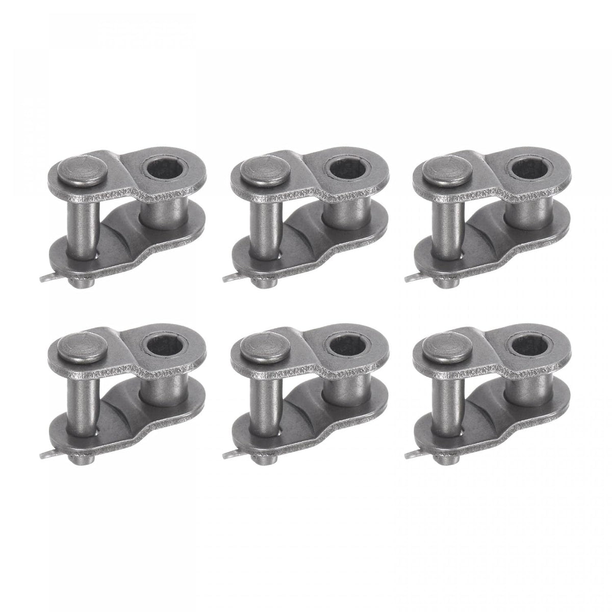 uxcell 6Pcs #35 Chain Offset Half Link Roller, 3/8" Pitch Carbon Steel