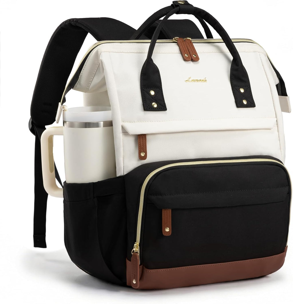 Laptop Backpack for Women, 15.6 Inch Work Business Backpacks Purse With Large Capacity, Waterproof Nurse Bag College