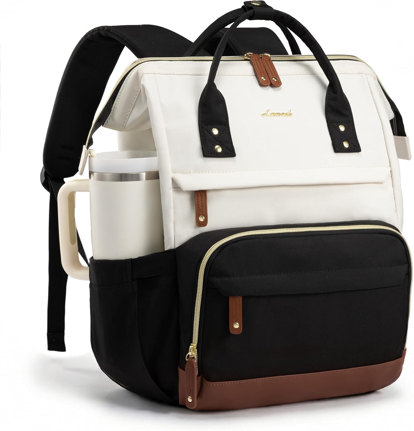 Laptop Backpack for Women, 15.6 Inch Work Business Backpacks Purse With Large Capacity, Waterproof Nurse Bag College