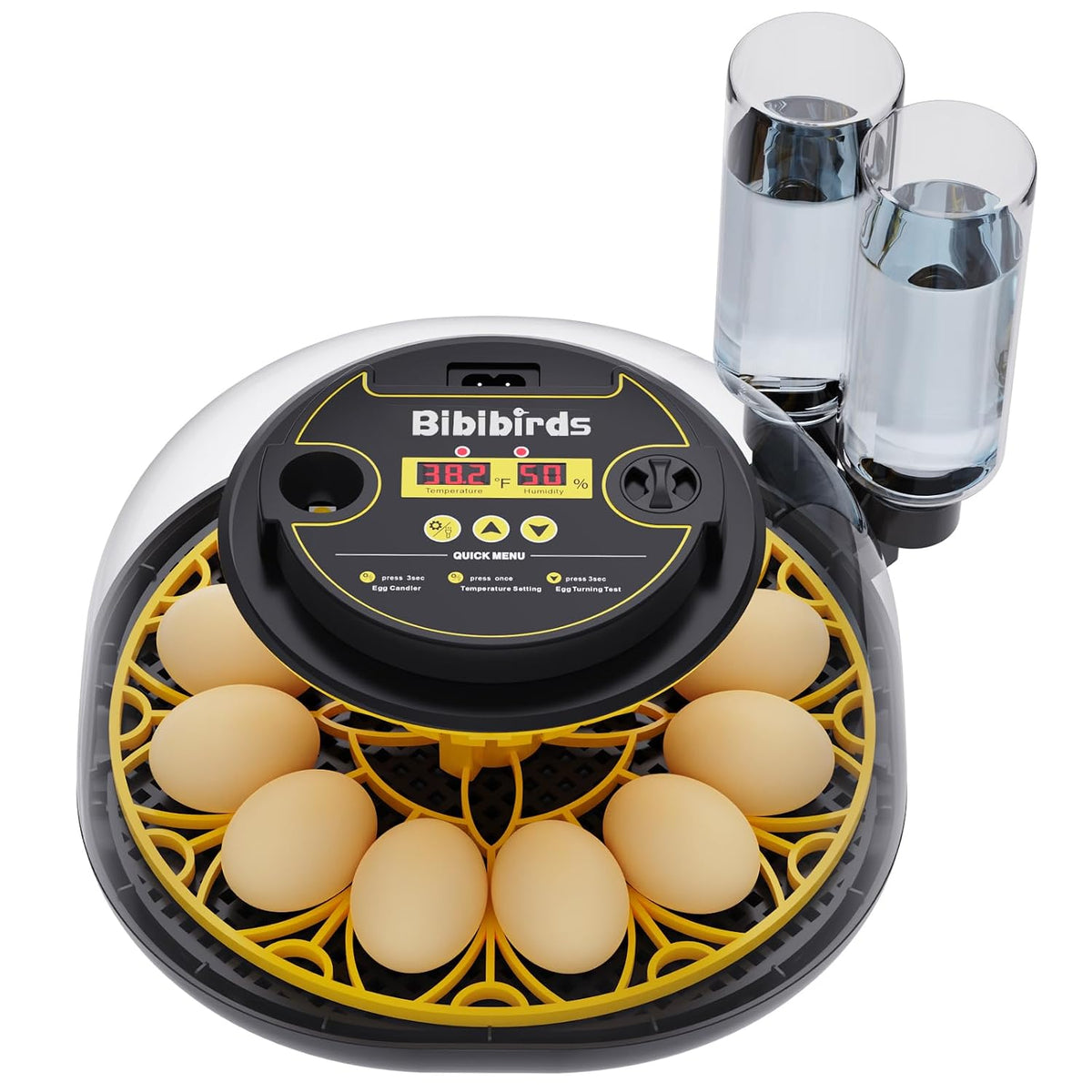 Incubators for Hatching Eggs with Automatic Egg Turning and Humidity DisplayTemperature Control Auto Water Fill Egg