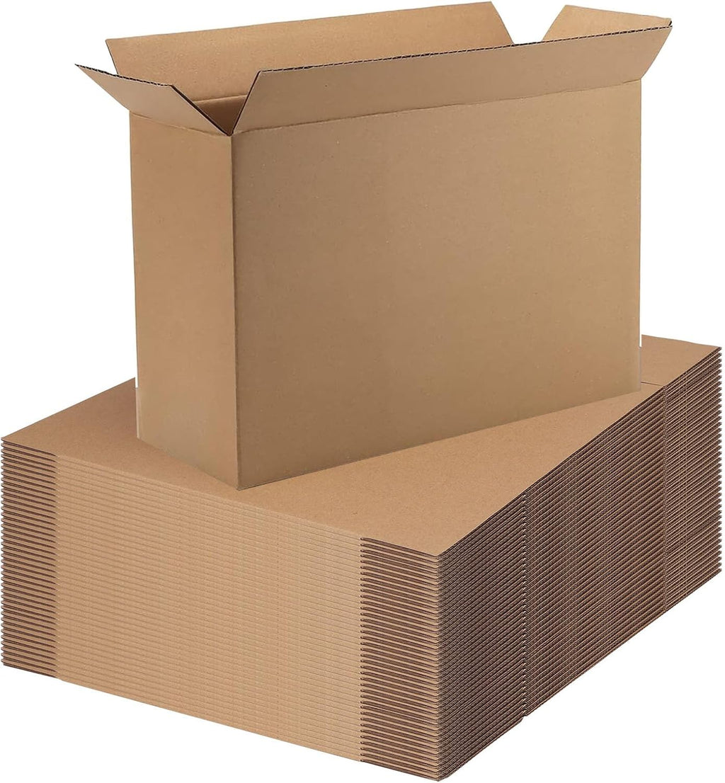 12x9x4 Shipping Boxes Set of 40, Brown Kraft Corrugated Cardboard Small Boxes Mailers for Business Packaging Box