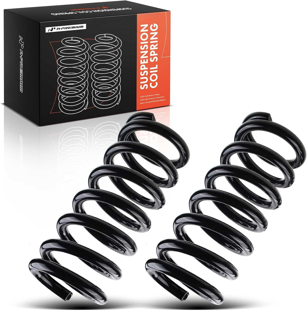 A-Premium Front Suspension Coil Spring Set Compatible with Ford