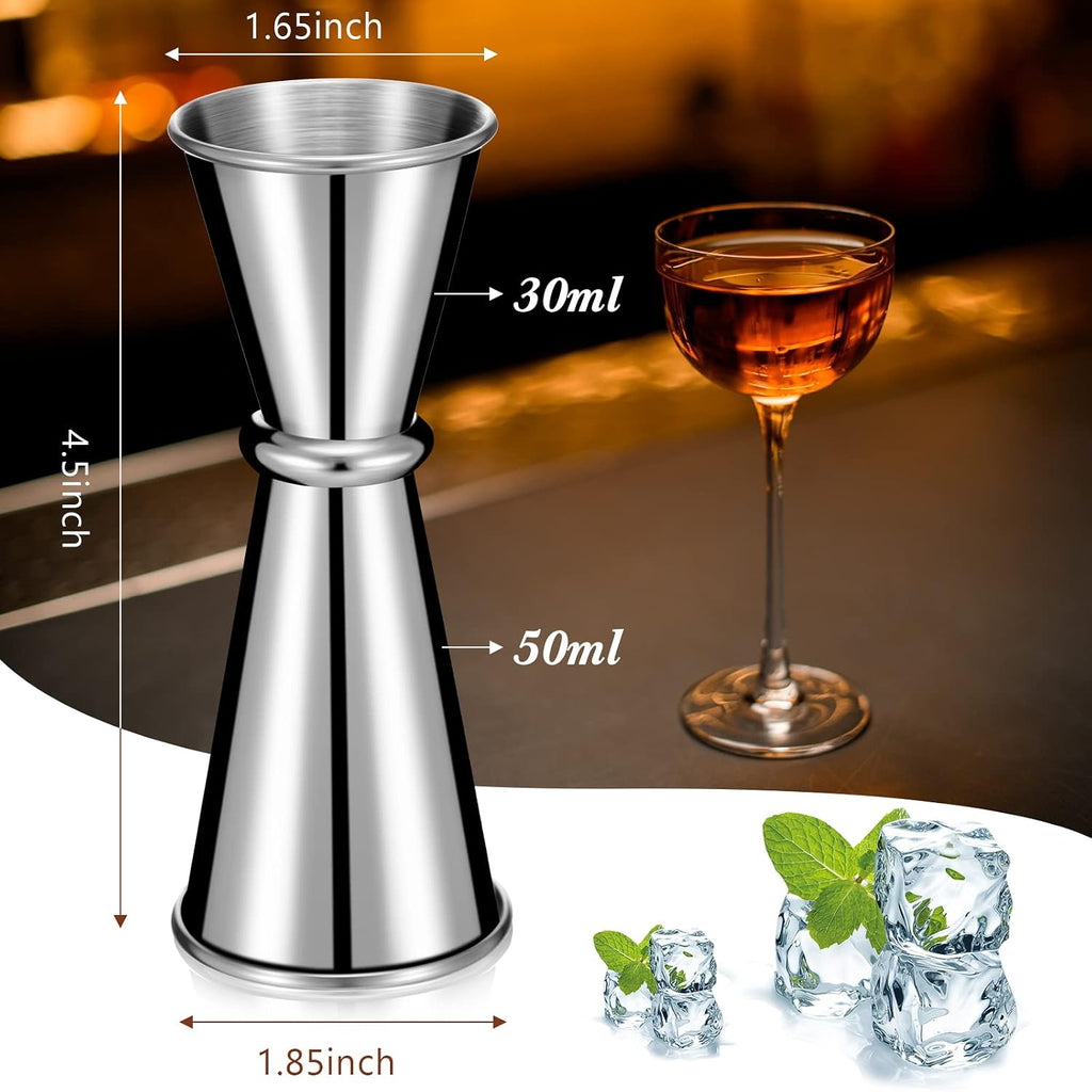 6 Pieces Jigger for Bartending, Double 2 oz 1 oz Cocktail Japanese